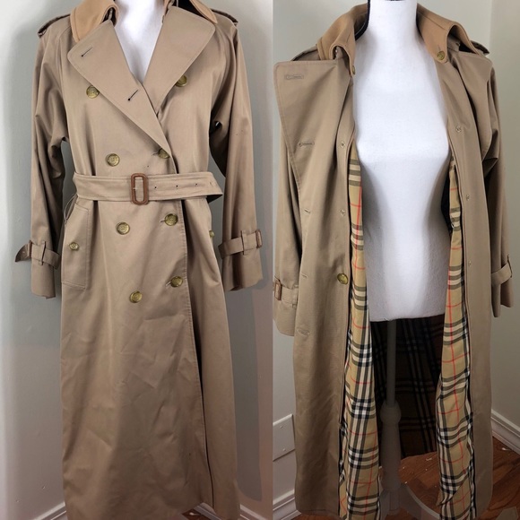 Burberry Jackets & Blazers - Burberry London Long Trench Coat Checkered Lining